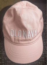 Old Navy Sun Hat Toddler Baseball Pink Baby Cap Boys Logo XS 1-3 Years Casual