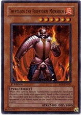 Yugioh! MP Thestalos the Firestorm Monarch - RDS-EN021 - Super Rare - 1st Editio