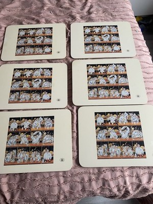 Raffles Singapore 6er Set Tischsets ohne Box gebraucht Beschreibung lesen Plse