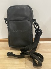 EXCELLENT Samsonite Camera Case Zippered Shoulder Bag Faux Leather