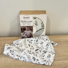 Boppy Original Nursing Pillow Slipcover Green Floral New Plus Extra Used Cover