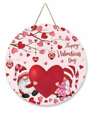 Gnomes Welcome Sign for Front Door Decoration, Happy 1pcs-10x10in GnomeTUE8001