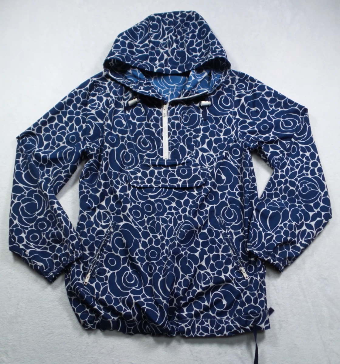 Blue Floral Windbreaker Coats, Jackets & Vests for Women for sale