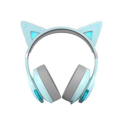 Edifier G5BT Cat Sky Blue Hi-Res Bluetooth Gaming Headset with Hi-Res, Low