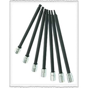 7PC X-LONG BALL TORX SOCKET SET BTXL400 VIM TOOLS Metal Black Oxide 92308204013
