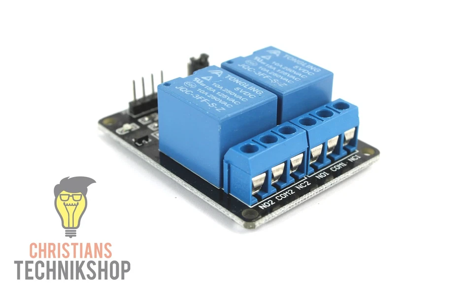 2-Kanal 5V Relay / Relais Modul 10A - 250VAC - Bild 4 von 4