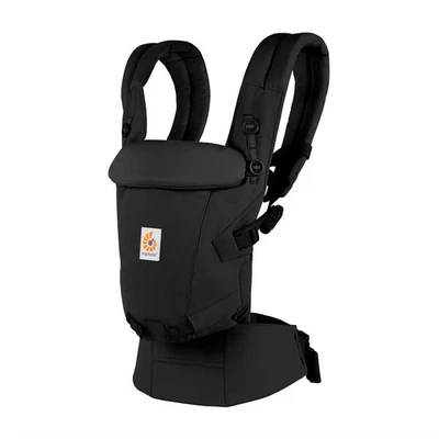Adapt Babytrage Soft Touch Cotton - Onyx Black - Bild 1 von 4