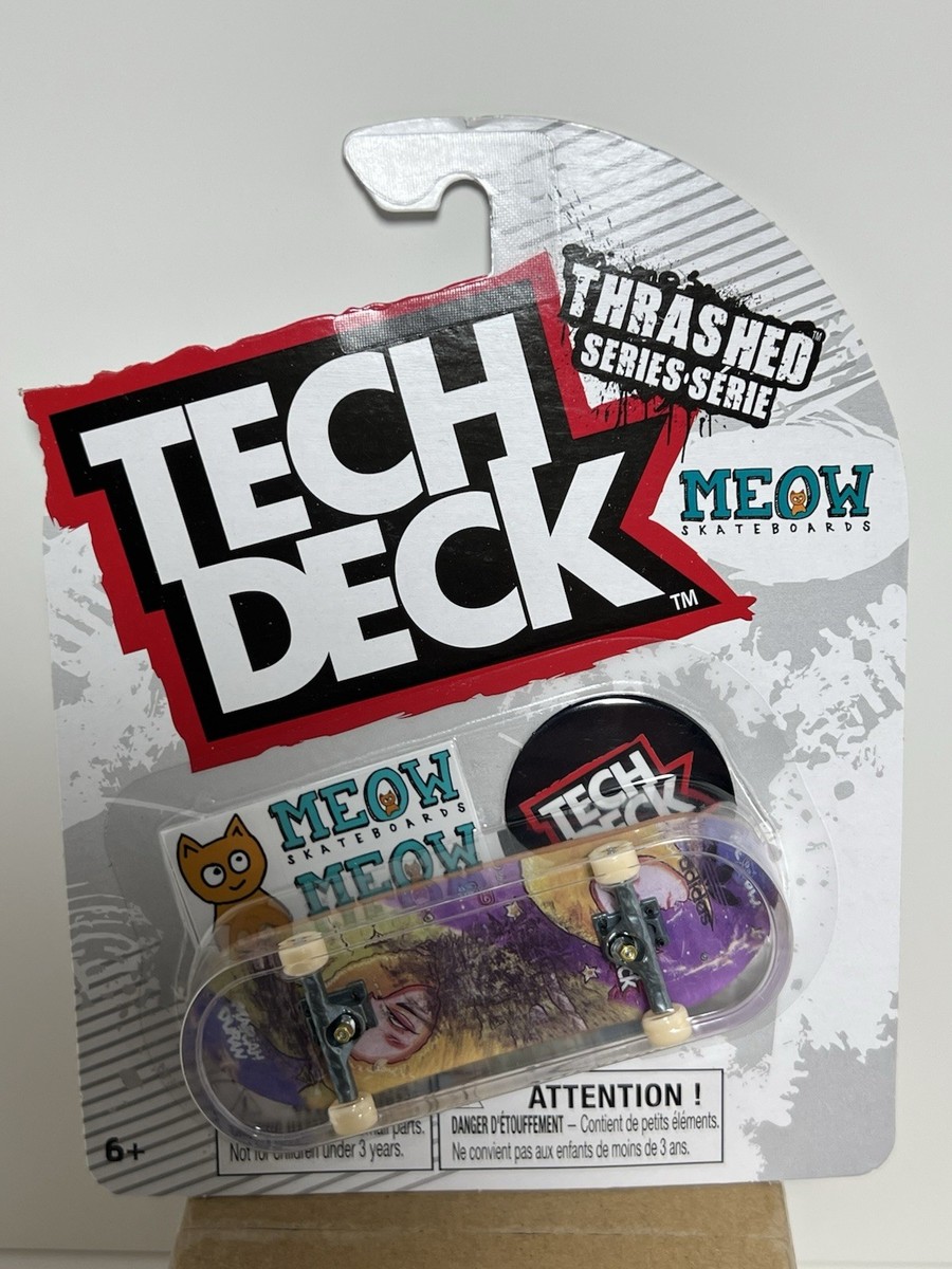 Tech Deck Thrashed Series Meow Mariah Duran Cosmic Deck Adidas