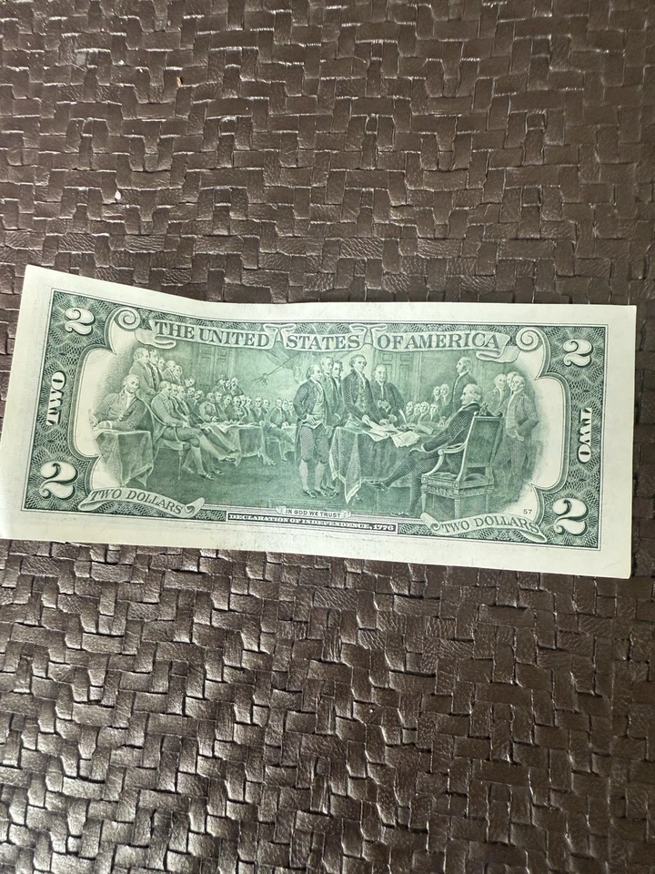 US $2 Dollar Bill Series 2013 - L Series (L59734534A) - Image 2 of 2