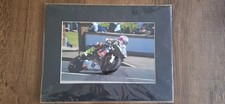 Mounted Original Photograph Irish Ulster 200 Race 16 X 12 Total Size