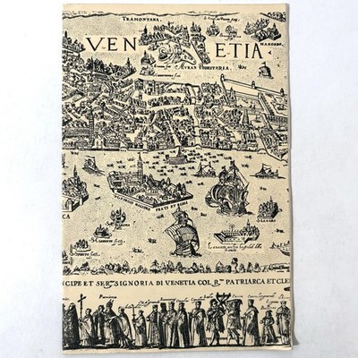 USS Des Moines CA-134 Vintage 1950 s Venice Italy Travel Booklet Map Old Navy