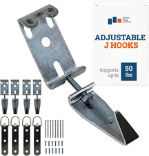PHS Mirror Hanging Kit, Holds 100 Lb, Hangers, Clips & Leveling Hardware | Heavy