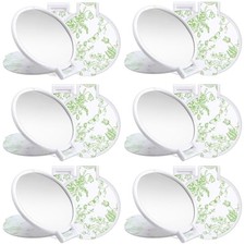 Pcs Small Compact Mirrors Bulk for Women Mini Pocket Mirrors Floral 12 Green