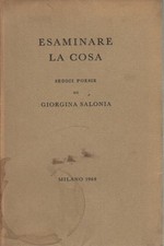 Esaminare la cosa - Giorgina Salonia (Luigi Maestri) [1968]