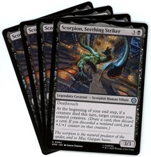 x4 Scorpion, Seething Striker - 0064 - Marvel's Spider-Man - MTG - NM/M English