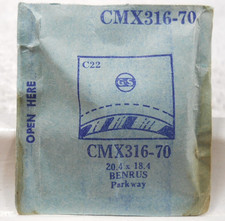 GS CMX316-70 Watch Crystal For Benrus Parkway - 20.4 x 17.9 mm - Replacement