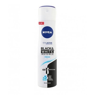 Nivea Invisible White And Black Fresh Spray 200ml