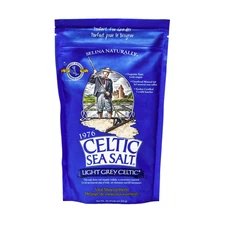 Light Grey Celtic Sea Salt 1 Pound Resealable Bag – Additive-Free, Delicious Sea
