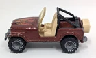 Vintage 1981 Mattel Hot Wheels Real Riders Jeep CJ-7 Metallic Brown Car Toy