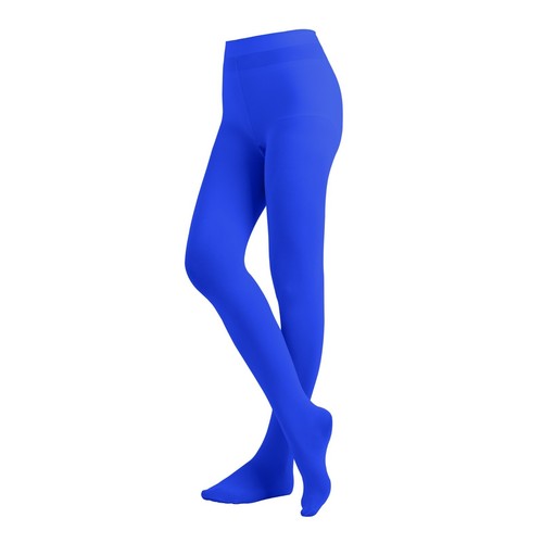 EMEM Apparel Women's Solid Colored Opaque Microfiber Footed Dance Ballet Tights - Picture 20 of 176