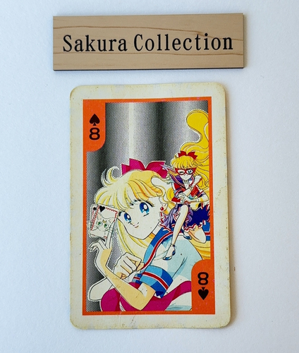 Vintage Sailor Moon Pretty Guardian Playing Cards Sailor Venus NAKAYOSHI 1992 - Picture 12 of 12