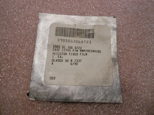ANGSTROHM RESISTOR PART # RNR70C2801BS NSN: 5905-01-306-8723 - Picture 2 of 2