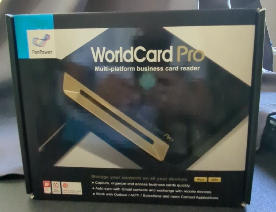 PenPower WorldCard Pro WCUPRO1EN Business Card Scanner Black - Image 2 of 4