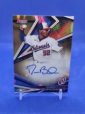 2022 Bowman Best Darren Baker Auto Gold /75