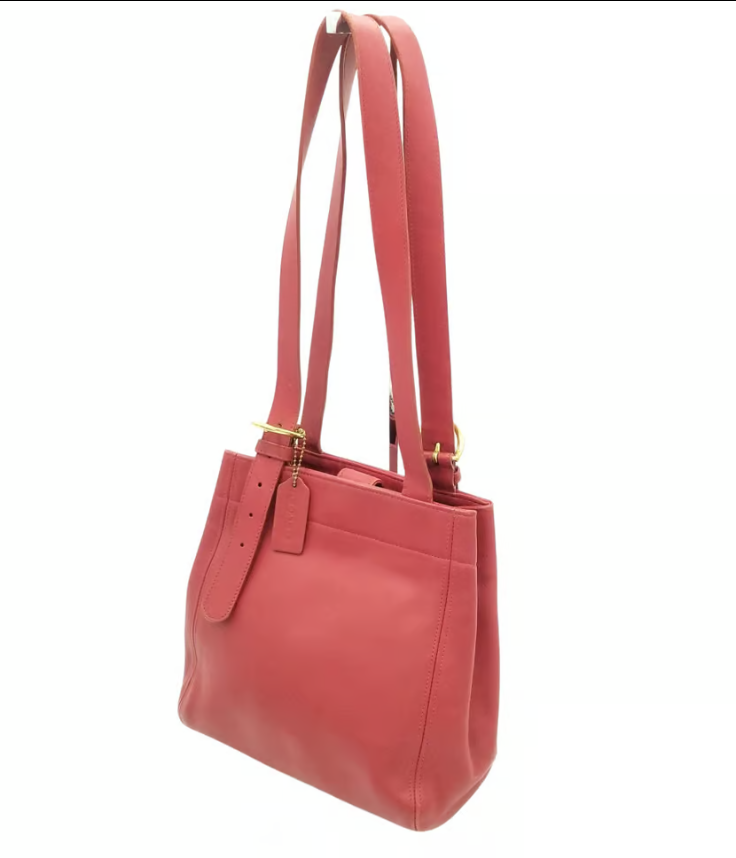 Coach E72 4157 Soho Red Vintage Buckle Detail Shoulder Bag | eBay