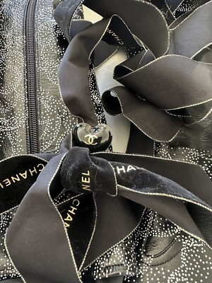 【CHANEL】  ★完売御礼★ NEW Chanel Limited Edition Knee High Camellia Boots Size 37 MSRP