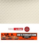 <!--F#f_0-->HOLDEN EH UTE CREAM GOLF BALL HEAD ROOF HOOD LINING (5E)<!--F/-->