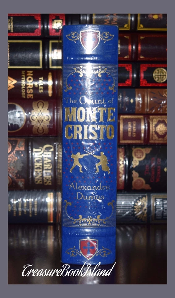 New Count of Monte Cristo Alexandre Dumas Sealed Leather Collectible Hardcover Foto 2 de 4