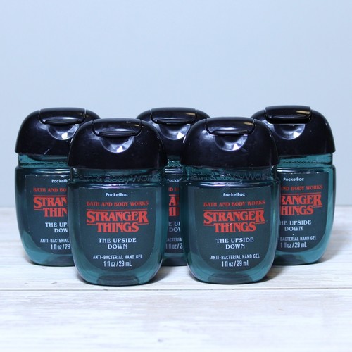5 Pc Bath & Body Works STRANGER THINGS THE UPSIDE DOWN Pocketbac Hand Sanitizer