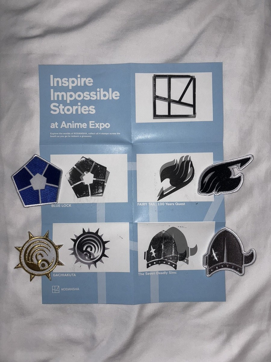 Anime Expo 2024 Exclusive Kodansha Patches (Blue Lock