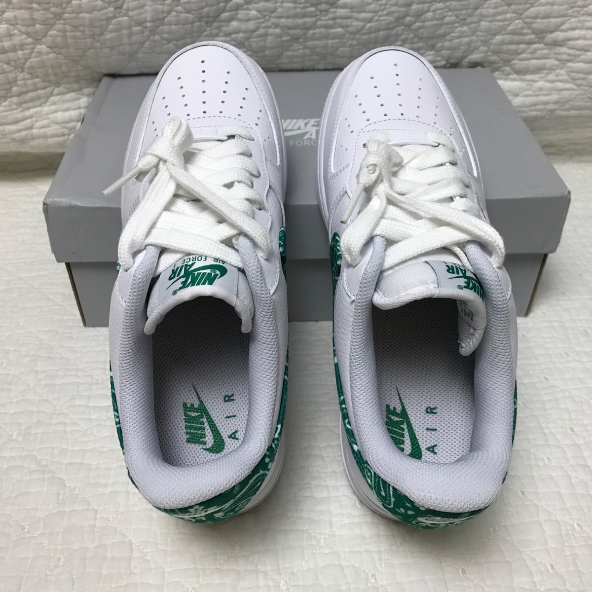 Nike Air Force 1 '07 ESS Shoes Women's SZ 9 White Malachite DH4406