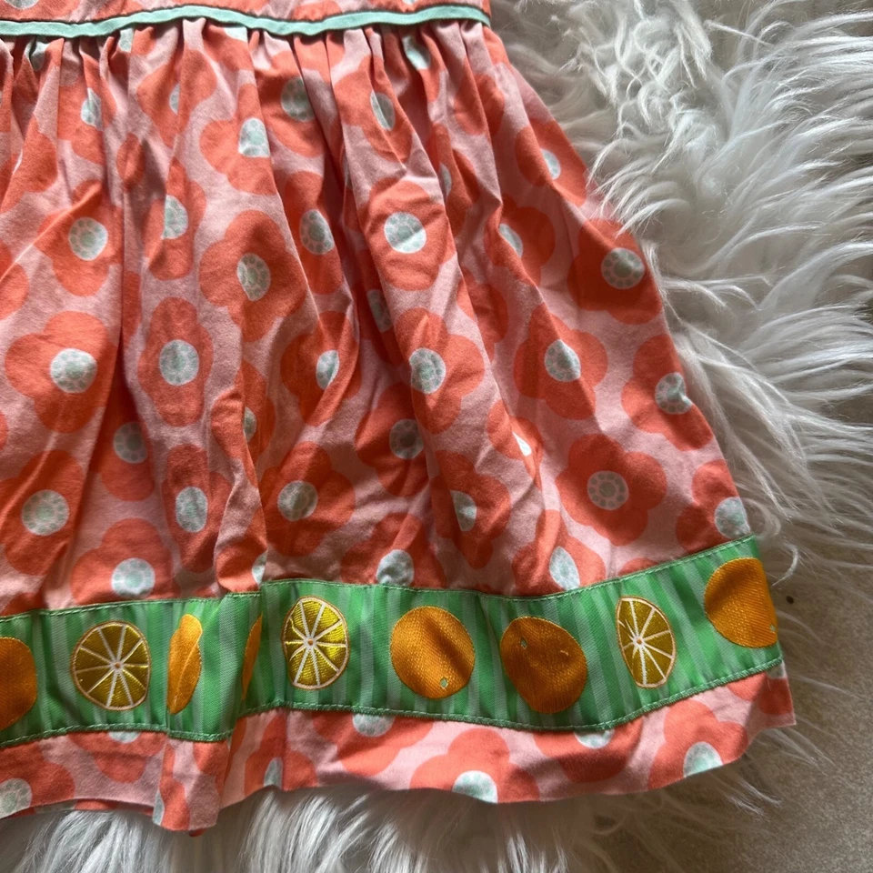 Top halter mandarina naranja Matilda Jane para niñas talla 8 primavera verano casa de campo Foto 4 de 4