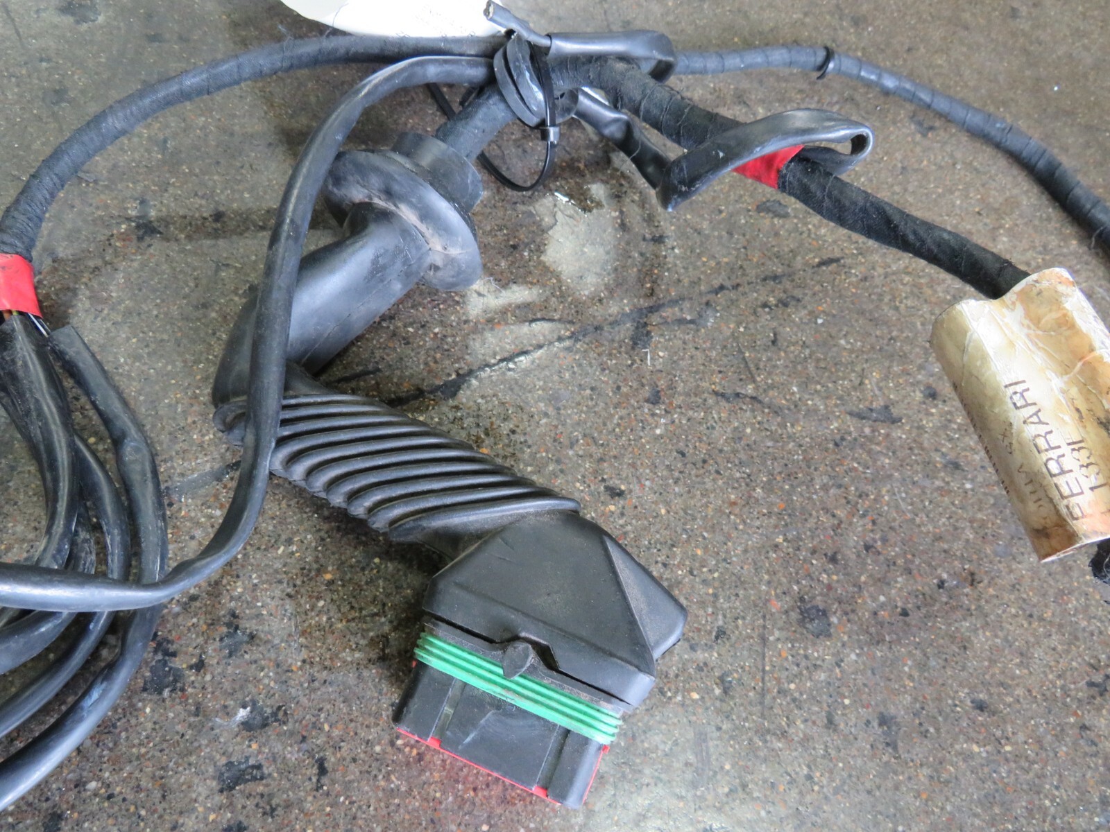 Ferrari 575, RH, Right, Door Wire Harness, Dmg, Used, P/N 193196