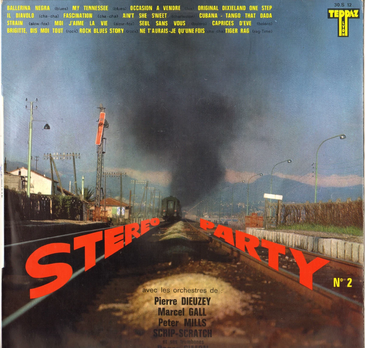 COMPILATION "STEREO-PARTY N°2" LP 1961 TEPPAZ 12 Roger Simon, Peter Mills!
