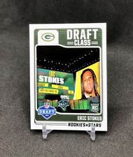 2021 Rookies & Stars Eric Stokes /25 “DRAFT CLASS” GREEN PACK COLOR MATCH SSP RC