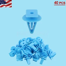 40x Blue Cowl Vent Retainer Clips Fastener Rivet 90602-TA0-003 For Honda & Acura