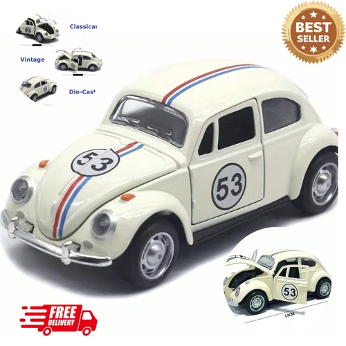 1:32 Volkswagen Beetle Alloy Car Diecasts Metal Classic Toy Model with Pull Back