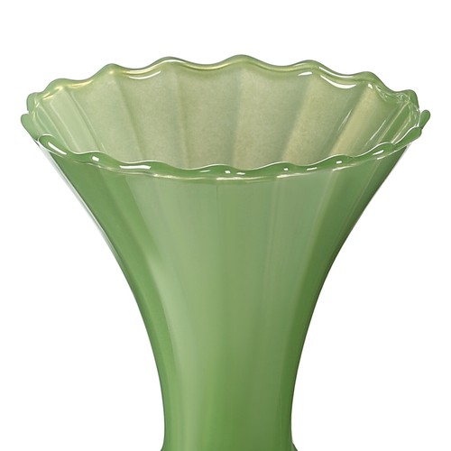 1 Set of 10 Mini Vases for Flowers - Ten Piece Small Glass Bud Vases - Green New - Picture 5 of 14