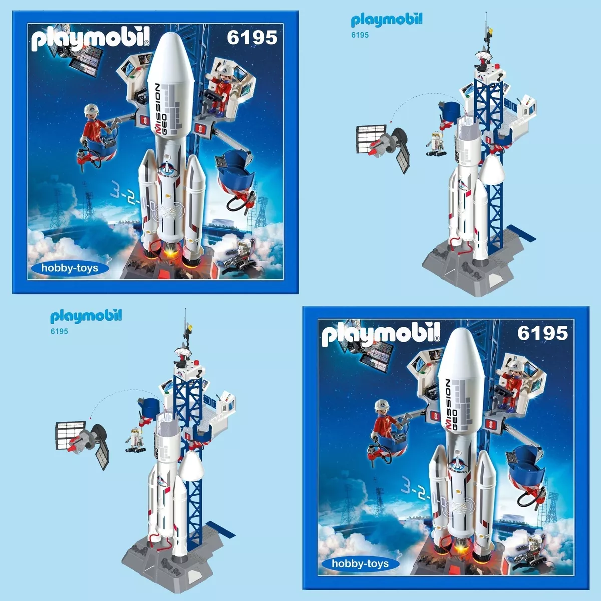 Playmobil * SPACE 6195 6196 6197 9488 ROCKET / SHUTTLE * SPARE PARTS  SERVICE *