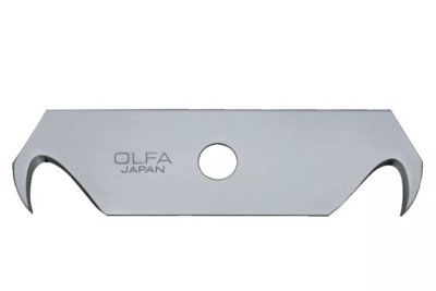  (5 Pack) OLFA HOB-2/5 2-Point Hook Utility Razor Knife Blade