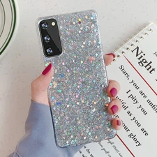 For Samsung Galaxy A13 A53 A54 A55 5G Case Glitter Bling Screen Protector