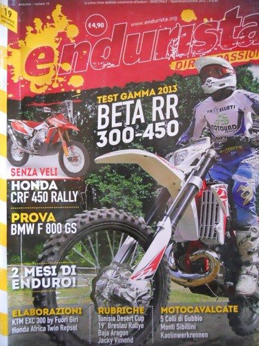 Endurista Nr.19 2012 Test Beta RR 300 450 Honda CRF 450 Rally BMW F 800 GS [P33]