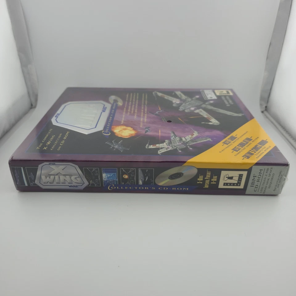 Star Wars: X-Wing - Collector's CD-ROM, 1994, Big Box, New & Sealed - Image 4 of 4