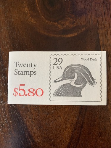 U.S. Booklet #174, 1991, 29 cent Wood Duck, MNH, BK174 - Picture 2 of 5