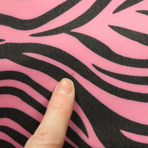 Zebra Print Tote Bag Pink & Black Zip Close Shoulder Tote Reusable Shopping Bag - Picture 14 of 22