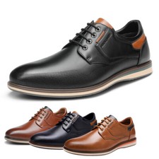 Men's Oxford Dress Shoes Classic Derby Formal Casual Shoes Wide Size 6.5-15